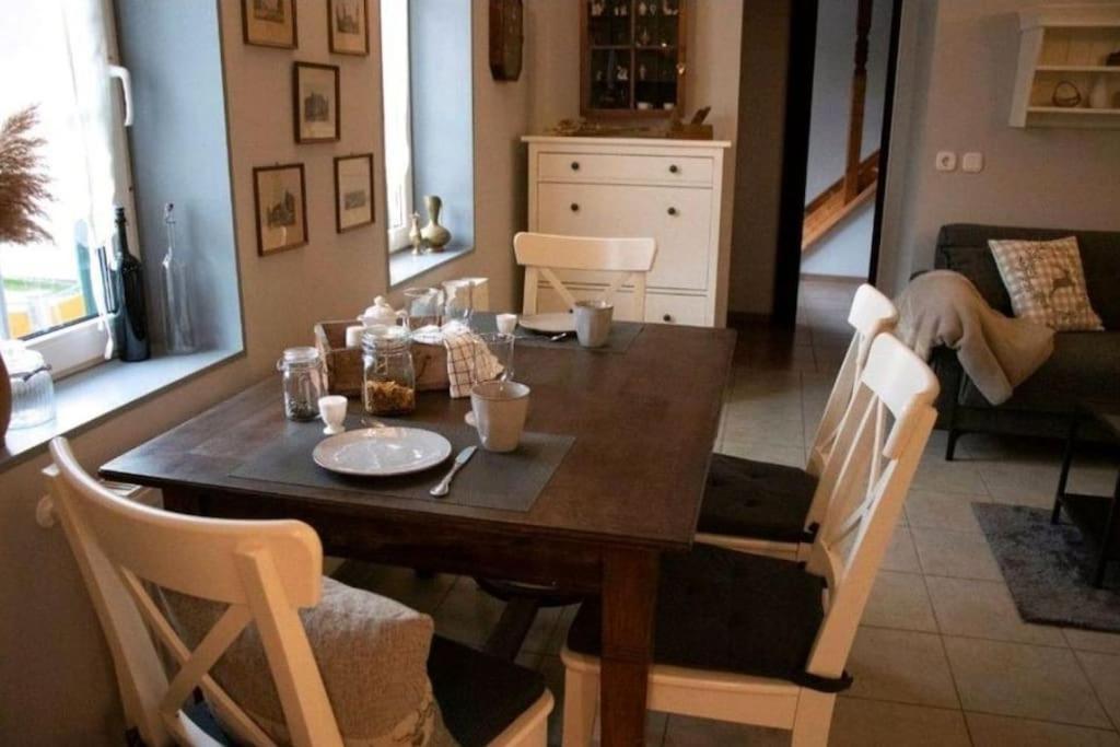Ferienwohnung "Frieda" Breitenstein Exteriör bild