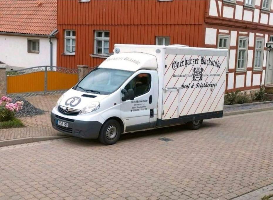 Ferienwohnung "Frieda" Breitenstein Exteriör bild