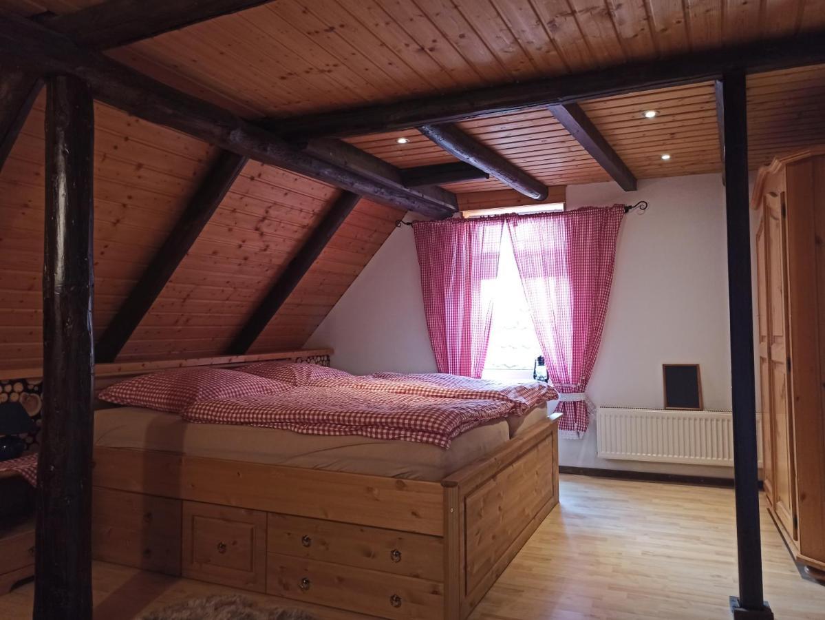 Ferienwohnung "Frieda" Breitenstein Exteriör bild