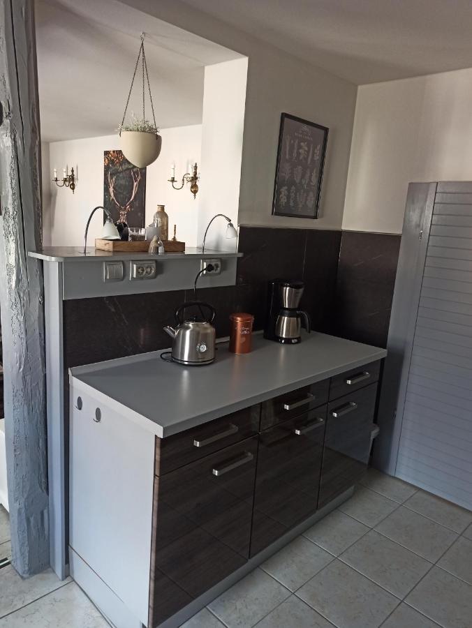Ferienwohnung "Frieda" Breitenstein Exteriör bild